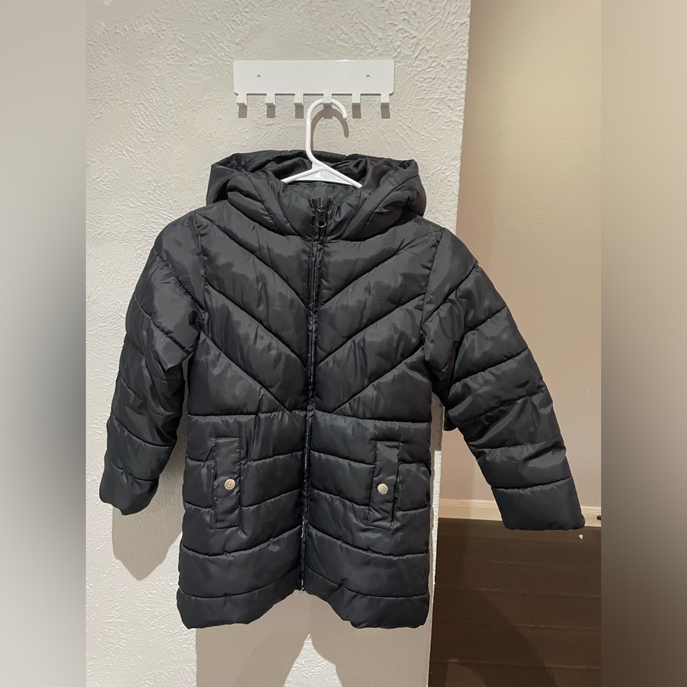 Kids Mango Black puffer Jacket size 8